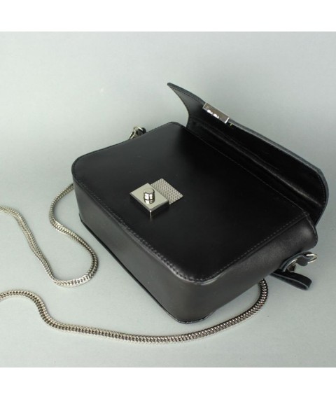 Женская кожаная сумочка Yoko черная