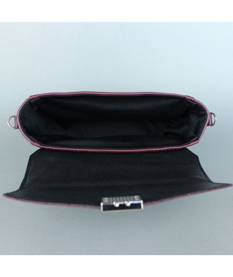 Женская кожаная сумочка Yoko бордовая