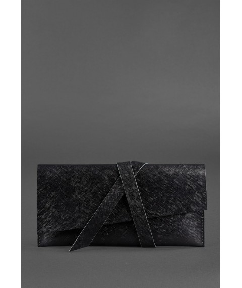 Leather travel case Voyager 1.2 Black Blackwood