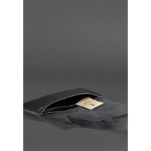 Leather travel case Voyager 1.2 Black Blackwood