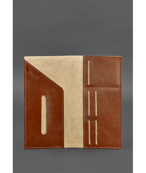 Leather travel case 3.1 light brown