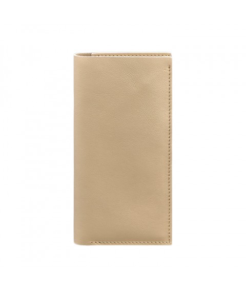 Leather travel case 3.1 light beige