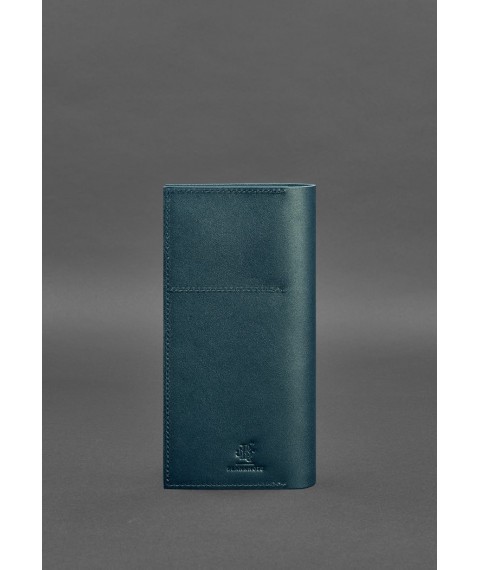Leather travel case 3.1 green Crust