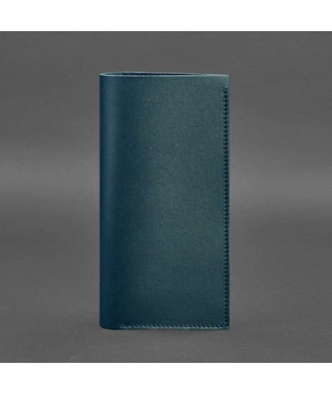 Leather travel case 3.1 green Crust
