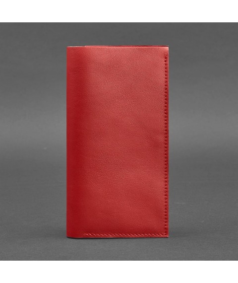 Leather women's travel case 3.1 Red