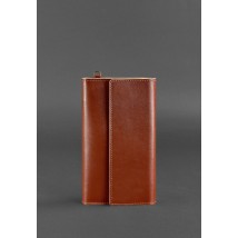 Leather clutch organizer (Travel case) 5.1 light brown
