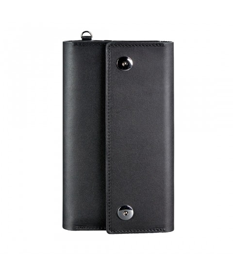 Leather clutch organizer (Travel case) 5.0 black