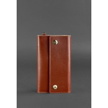 Leather clutch organizer (Travel case) 5.0 light brown