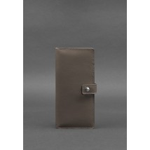 Leather travel case (document organizer) 6.0 dark beige