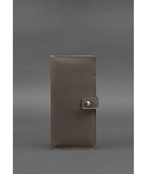 Leather travel case (document organizer) 6.0 dark beige