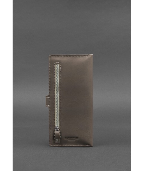 Leather travel case (document organizer) 6.0 dark beige