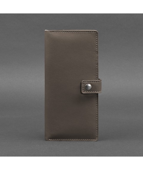 Leather travel case (document organizer) 6.0 dark beige