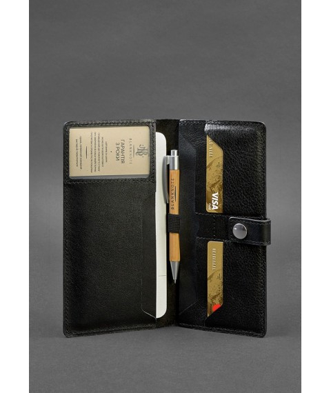 Leather Travel Case (document organizer) 6.0 black