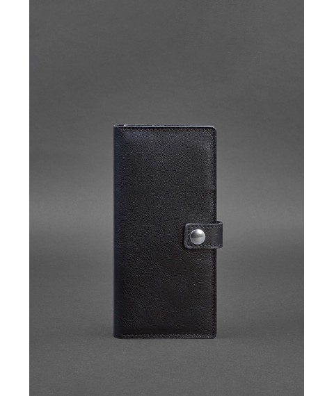 Leather Travel Case (document organizer) 6.0 Dark blue