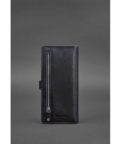 Leather Travel Case (document organizer) 6.0 Dark blue