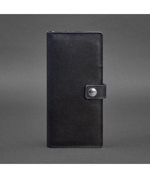 Leather Travel Case (document organizer) 6.0 Dark blue