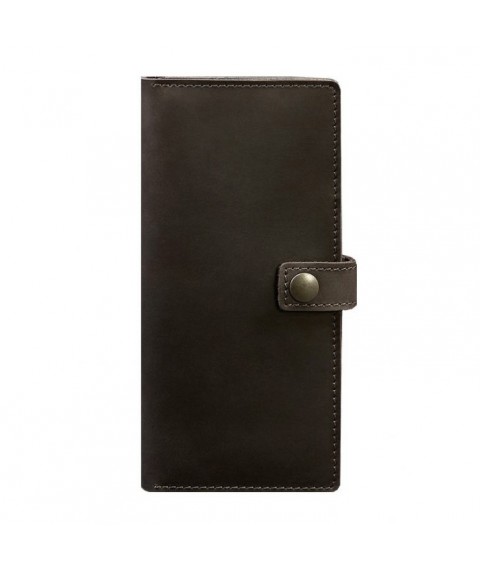 Leather Travel Case (document organizer) 6.0 dark brown