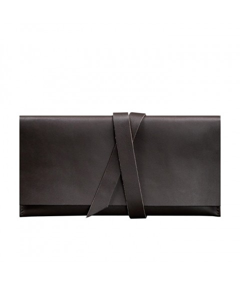 Leather travel case Voyager 1.0 dark brown
