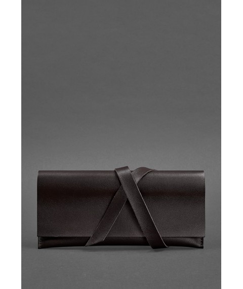 Leather travel case Voyager 1.0 dark brown