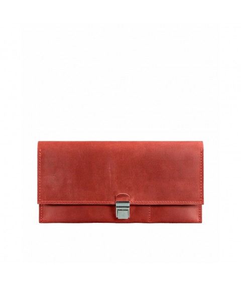 Leather women's travel case Journey 2.0 Coral