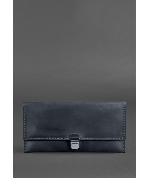 Leather travel case Journey 2.0 blue