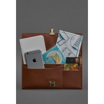 Leather travel case Journey 2.0 light brown