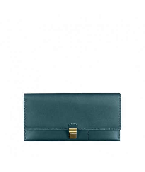 Leather travel case Journey 2.0 green