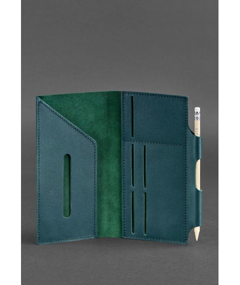Leather travel case 3.0 green