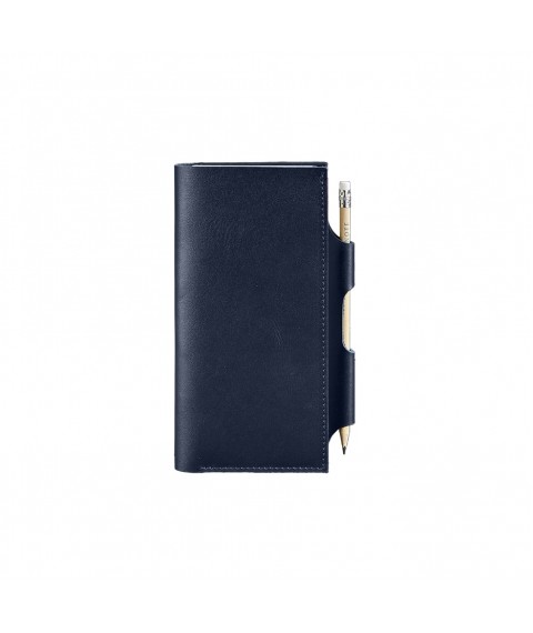 Leather travel case 3.0 Dark blue