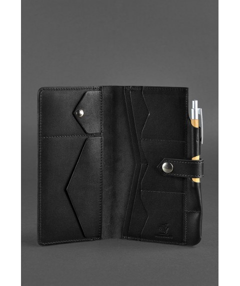Leather travel case 4.0 black