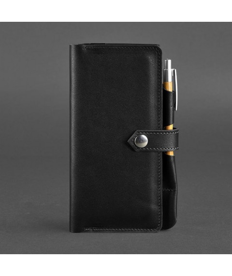 Leather travel case 4.0 black