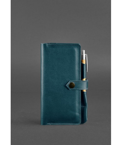 Leather travel case 4.0 Green