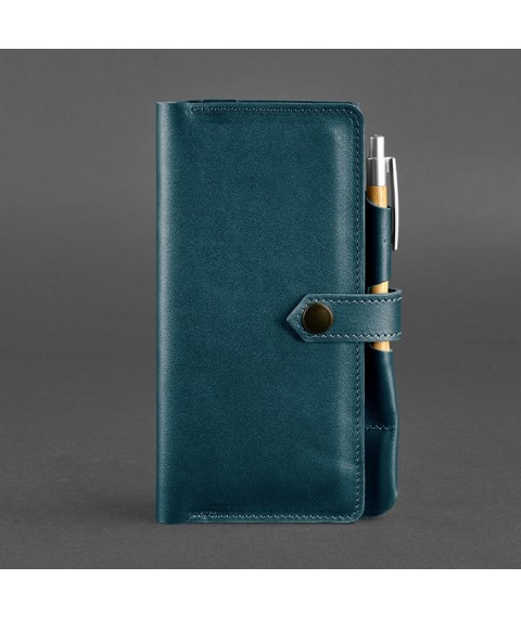Leather travel case 4.0 Green