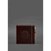 Cookbook for recording recipes Book of culinary secrets in a brown cover