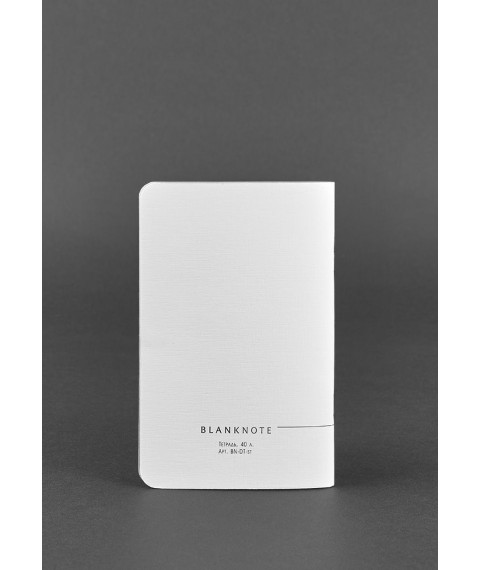 Notebook for soft-book without print (Milk, Standard)