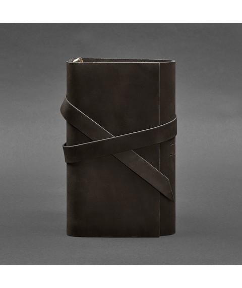 Кожаный блокнот (Софт-бук) 1.0 темно-коричневый