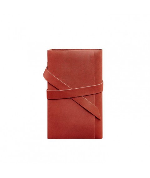 Women's leather notebook (Soft-book) 1.0 coral