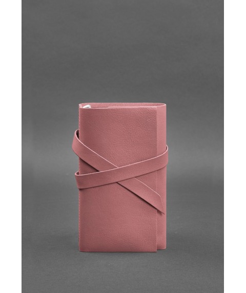 Women's leather notebook (Soft-book) 1.0 Pink