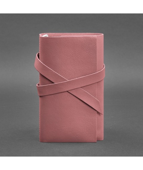 Women's leather notebook (Soft-book) 1.0 Pink