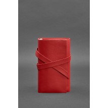 Женский кожаный блокнот (Софт-бук) 1.0 Красный