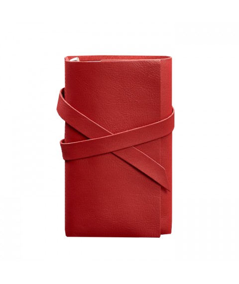 Women's leather notebook (Soft-book) 1.0 Red