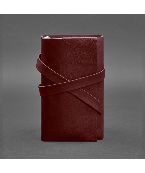 Leather notebook (Soft-book) 1.0 burgundy