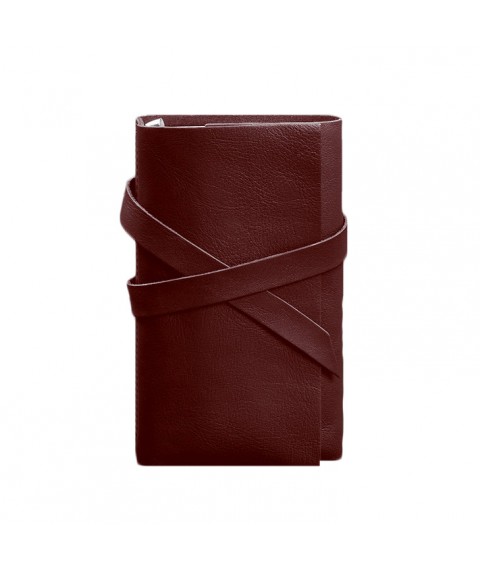 Leather notebook (Soft-book) 1.0 burgundy