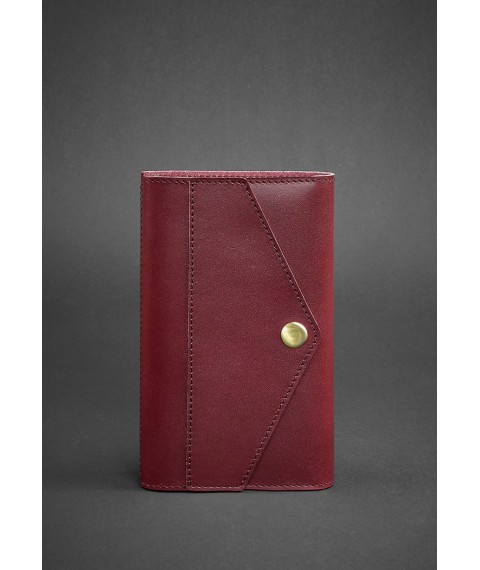 Leather notebook (Soft-book) 2.0 burgundy
