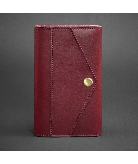 Leather notebook (Soft-book) 2.0 burgundy