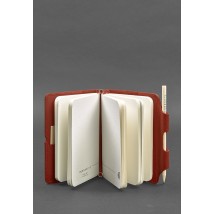Women's leather notebook (Soft-book) 3.0 coral