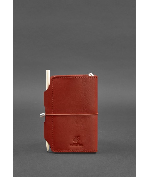 Women's leather notebook (Soft-book) 3.0 coral