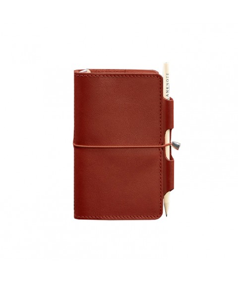 Women's leather notebook (Soft-book) 3.0 coral