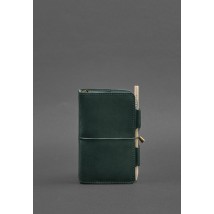 Leather notebook (Soft-book) 3.0 green Crazy Horse