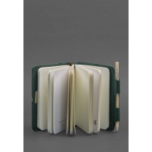 Leather notebook (Soft-book) 3.0 green Crazy Horse